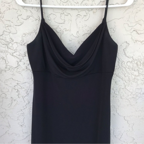 ✨Huey Waltzer for Saks Fifth Avenue Formal Black Dress, Sz8 - Picture 3 of 5